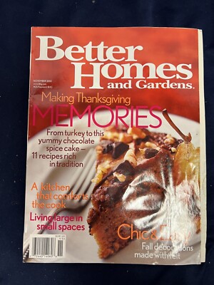 Better Homes and Gardens Magazine November, 2002-image