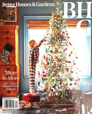 new Better Homes & Gardens  December 2023 More Is More There' free shipping-image