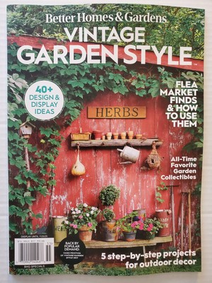 VINTAGE GARDEN STYLE MAGAZINE  5/2025 FLEA MARKET FINDS 40+ DESIGNS & DISPLAYS-image