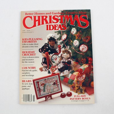 Better Homes and Gardens Creative Ideas Magazine Christmas Ideas 1985 -image