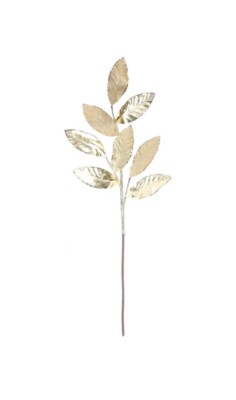 Melrose Imports 28” Unique Glittered Leaf Spray (Set of 10)  # 86404 🎄-image