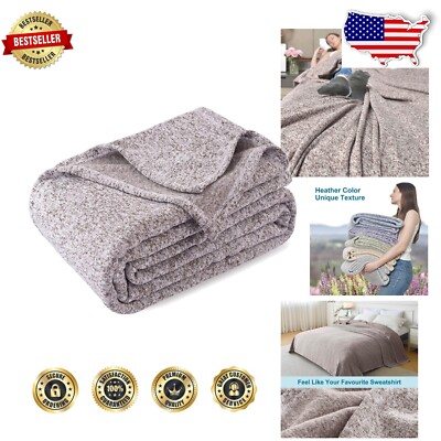 King Size Summer Sweatshirt Blanket - Lightweight, Breathable & Soft Comfort-image