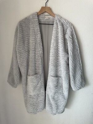 Koolaburra by UGG Textured Frosted Faux Fur Wrap Size Small-image