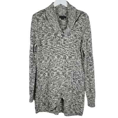 TRIBAL 100% Cotton Cowl Neck Tunic Tulip Front Sweater - Size M-image