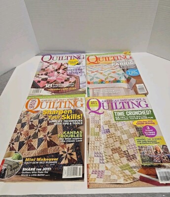 Lot Of 4 Quilting Magazines By Better Homes And Gardens.-image
