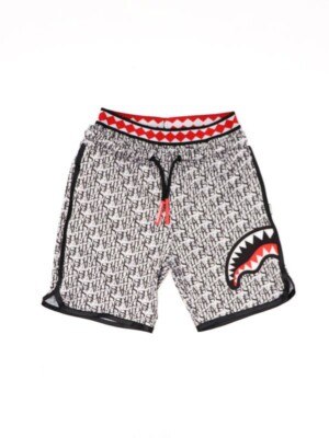  Sprayground Costume with Logo All Over White-Black 64SPU-image