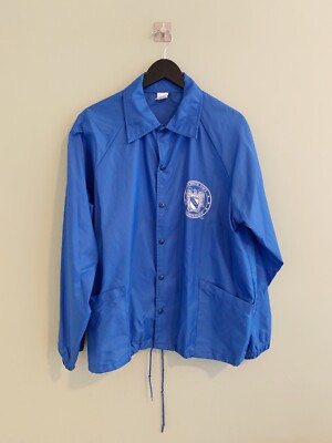 Vintage Made In USA Windbreaker Raincoat Jacket 1986-image