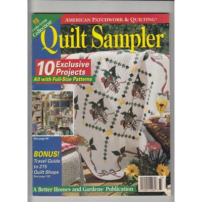 Better Homes and Gardens Quit Sampler Magazine 1997 Prairie Tumbleweed Spring-image