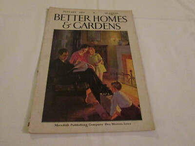 Vintage Better Homes & Gardens Magazine January 1931-image