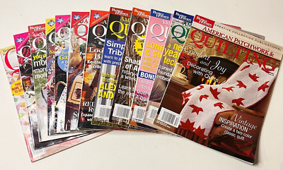 12 American Patchwork & Quilting Better Homes & Gardens Magazine Quilt 2000-2012-image