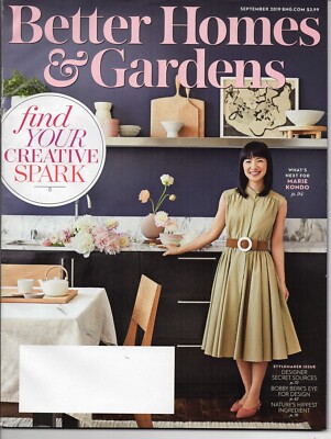 2019 :: Better Homes & Gardens :: September :: Find Your Creative Spark-image