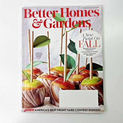 Better Homes & Gardens Magazine October 2019 Twist on Fall Issue Food Lifestyle-image