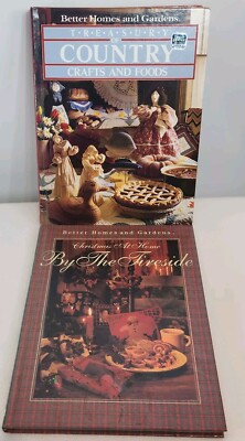 Vintage Better Homes & Garden Christmas Treasury & The Fireside CRAFTS RECIPES-image
