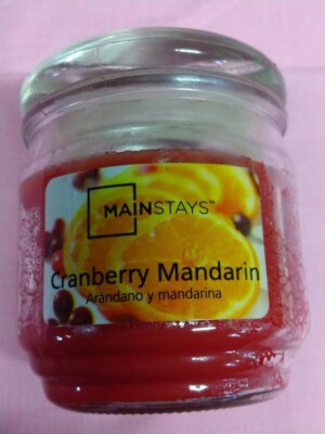 Mainstays Candle Cranberry Mandarin Scented-image