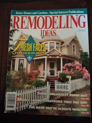 Better Homes & Gardens Remodeling Ideas Magazine Summer 1993. LN. Free Shipping-image