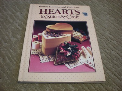 Better Homes and Gardens Hearts to Stitch and Craft Hardcover book-image