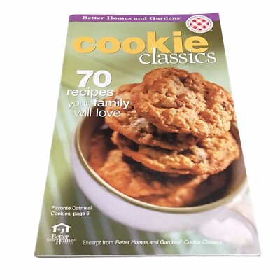 Better Homes and Gardens Cookie Classics 2002 Vintage Cookbook Booklet-image