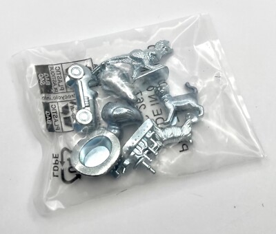 Monopoly T-Rex Dino Duck Pinguin Cat Game Token Movers Complete Set of 8 NEW-image