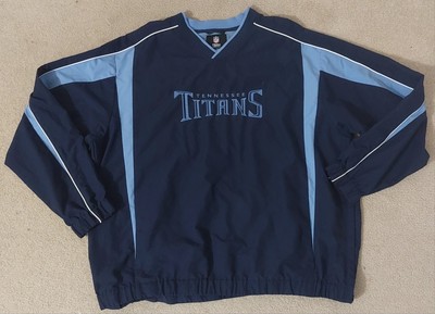 Vintage Tennessee Titans NFL APPAREL Pullover Wind Breaker Blue Mens Size XXL-image