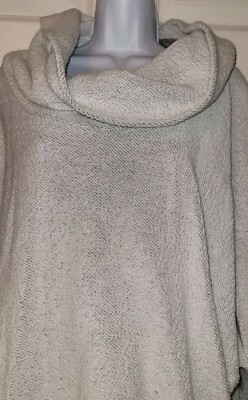 Ava & Viv 4XL Oversized Cowl Neck Sweater White Knit Cozy Comfortable Winter EUC-image