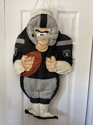 Vintage Oakland Raiders Wind Socks Yard Flags NFL Man Cave Decor Windjocks 1992-image