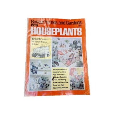 Better Homes And Gardens 1975 Houseplants Vintage Magazine -image