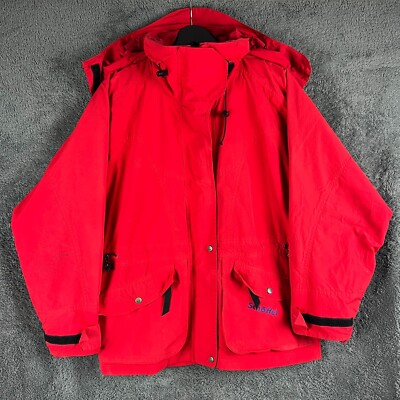Vintage Schoffel Gore-Tex Men's Wind Waterproof Outdoor Red Jacket Coat Mens M-image