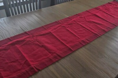 Pier 1 Imports Ombre Red Linen Table Runner 13