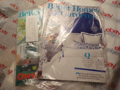 May 2022 Jan.2021 Better Homes Gardens & jan21 Midwest Living Magazines unopened-image