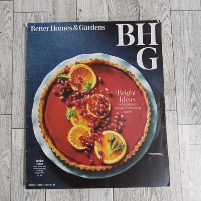 Better Homes & Gardens Magazine November, 2022 Back Issue-image
