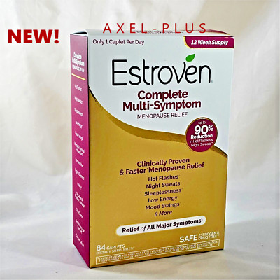 Estroven Complete Multi-Symptom Menopause Relief, 84 Caplets EXP 11/2026-image