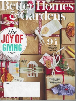 Better Homes & Gardens Magazine - Joy of Giving - December 2020-image