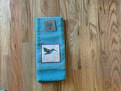 NWT Embellished Kitchen Towel 18 X 28 - Hummingbird-image