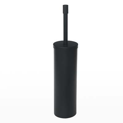 Better Homes & Gardens Metal Toilet Brush & Holder, Matte Black-image