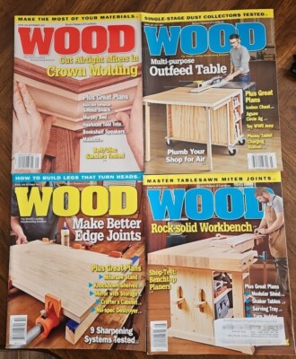 Better Homes & Gardens Wood Magazines lot of 4 2017 Very Good Condition-image