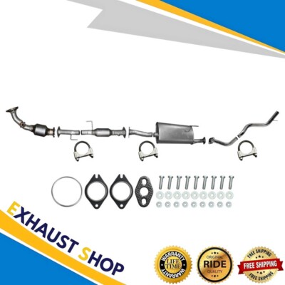 Complete Exhaust System Fit 2001-2002 Toyota 4Runner 3.4L Fast Dispatch In Stock-image