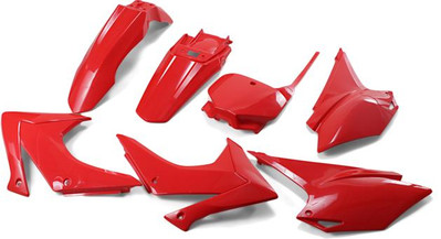UFO Complete Plastics Kit Red for Honda CRF230F 2015-2016 for Honda CRF230F-image
