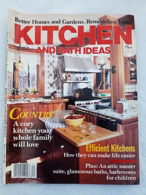 better homes and gardens remodeling ideas - kitchen and bath ideas - winter 1987-image