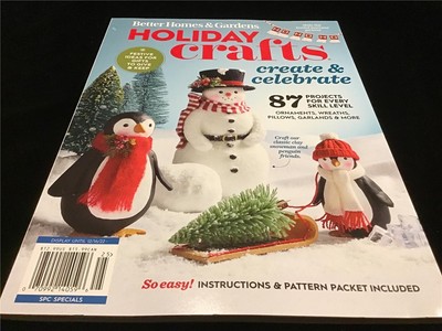 Better Homes & Gardens Magazine Holiday Crafts Create & Celebrate 87 Projects-image