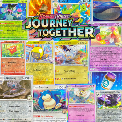 Pokémon Journey Together Reverse Holographic & Holo Rare Pick Your Card-image