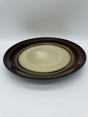 Pier 1 REACTIVE STRIPE Salad Plate 8 3/8