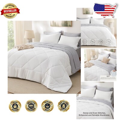 Cozy 7-Piece King Bed Set - Down Alternative Comforter for -Round Comfort-image