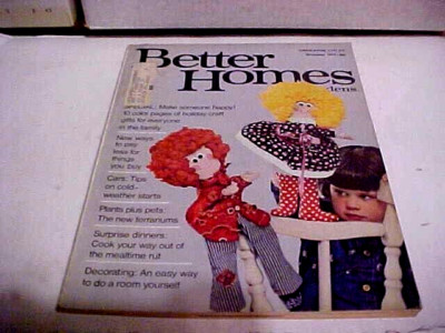 BETTER HOMES AND GARDENS Magazine Vintage Issue From November 1974 A LOT OF ADS-image
