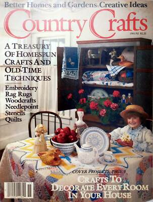 Better Homes & Gardens Creative Ideas: Country Crafts Magazine 1981/82-image