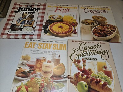 Lot Of 5 Vintages Better Homes And Gardens Cook Books Lot 2-image