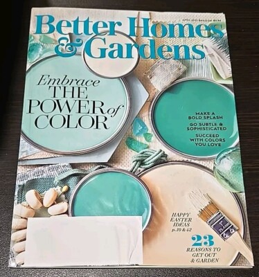 Better Homes & Gardens April 2021 Embrace The Power Of Color-image