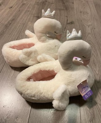Comfy Swan Slippers 11-12-image