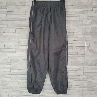 VINTAGE Waterproof Over Trousers Grey Golf Hiking Waist 32-34 Leg 30 Medium-image