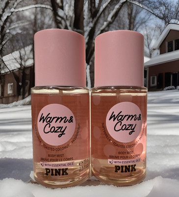 (2) Victoria's Secret PINK Warm & Cozy Body Mists 2.5 fl oz - NEW- travel size-image
