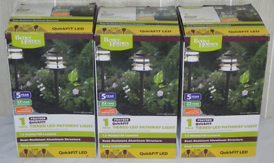 Better Homes and Gardens QuickFIT LED Pathway Light FRAYSER Tiered Pathway Light-image